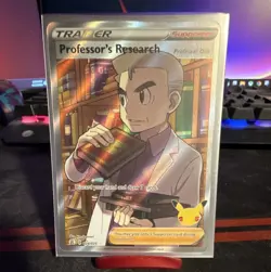 The Pokemon Company Professor's Research Trainer Oak Celebrations Ultra Rare Fu… - Image 1
