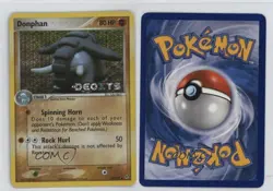 Donphan Reverse Foil Pokemon EX Deoxys #30 2005 - Image 3