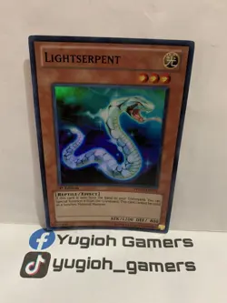 Yu-Gi-Oh Lightserpent PHSW-EN013 1st Edition Super Rare Light Played - Image 1