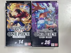 One Piece TCG Starter Deck ST 14 & ST 26 With Booster Packs OP-11 - Image 1