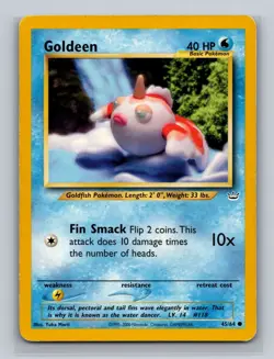 (2x) GOLDEEN - Neo Revelation Set - 45/64 - Common - Pokemon Card - MP - Image 3