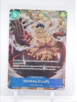 MONKEY .D. LUFFY 2025 ONE PIECE A FIST TREASURE ALT ART A OP11-058 Q6095 - Image 1
