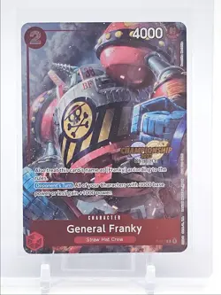 GENERAL FRANKY 2025 ONE PIECE CHAMPIONSHIP 2023 STAMP EVENT PROMO P-027 Q6095 - Image 1