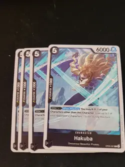 4x One Piece Hakuba - OP05-087 - C Awakening of the New Era OP05 One Piece - Image 1