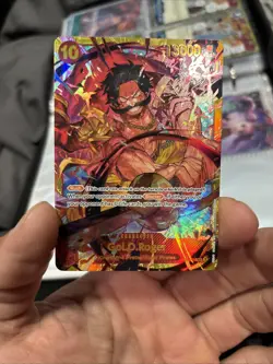 One Piece Gol D Roger OP09-118 SEC Secret Rare Emperors In The New World English - Image 1