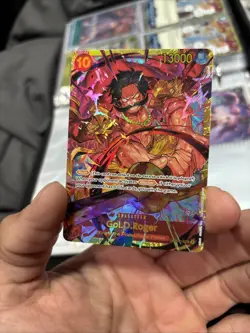 One Piece Gol D Roger OP09-118 SEC Secret Rare Emperors In The New World English - Image 2