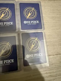 Bandai One Piece Card Game OP04 7 Character Cards Rob Lucci, Trafalgar Law, LOT - Image 4