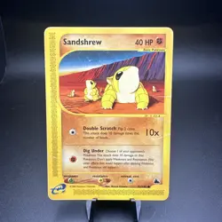 Pokemon Card - Sandshrew Skyridge 92/144 Common Non Holo - Image 1