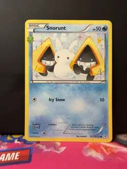 Pokemon TCG Snorunt RC7/RC32 Radiant Collection XY Generations Basic Card MP - Image 1