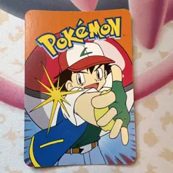 Pokemon Squirtle Holo #007 & Ash Ketchum Non-Sport Trading Card 2000 - Image 2