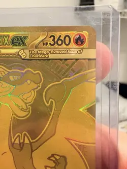 Mega Charizard X EX (Gold Hyper Rare) 130/094 PFL - Pokemon TCG Card NM+ - Image 4
