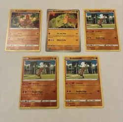 Lot Of 5 Sudowoodo Pokemon Cards - Image 1