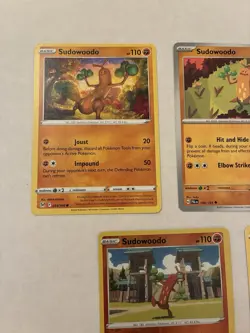 Lot Of 5 Sudowoodo Pokemon Cards - Image 4