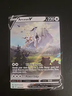 Arceus V SWSH204 - Pokemon Sword & Shield Promo Ultra Rare Card - NM/M - Image 1