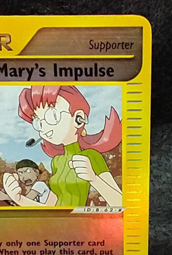 Mary's Impulse 142/165 Expedition Base Set Reverse Holo Pokemon Card #PA3 - Image 5