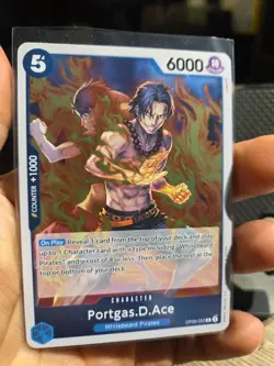 One Piece Card Game Portgas D Ace OP08-052 English NM-Mint - Image 3