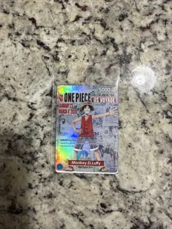 Monkey.D.Luffy (055) (College Basketball US Voyage) P-055 SEALED Promotion Card - Image 1