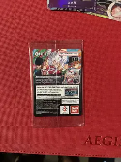 One Piece Monkey D. Luffy US College Basketball Promo Card Rutgers 01/23 - Image 2