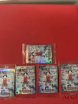 One Piece Monkey D. Luffy US College Basketball Promo Card Rutgers 01/23 - Image 3