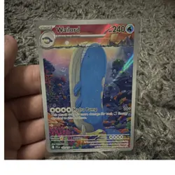 Pokemon Wailord Illustration Rare Full Art Holo Card 162/159 240 HP Hydro Pump - Image 1