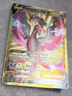 Pokemon TCG Galarian Moltres V Sword & Shield: Brilliant Stars 183/172 Holo... - Image 3