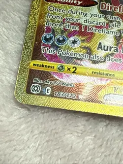 Pokemon TCG Galarian Moltres V Sword & Shield: Brilliant Stars 183/172 Holo... - Image 5