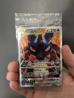 Pokemon TCG Lucario VSTAR #SWSH291 Sword & Shield Promo Card SEALED - Image 1