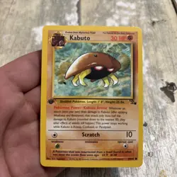 Pokemon Fossil First Edition 50/62 Kabuto - Image 1