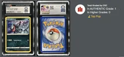 1 of 1 Pokemon CGC World Record Breaks - 2021 Fusion Strike Darkrai 167 French - Image 3