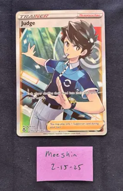 Judge - TG25/TG30 - Pokemon Silver Tempest Trainer Gallery Holo Card - Image 1