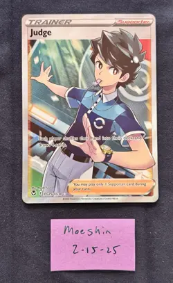 Judge - TG25/TG30 - Pokemon Silver Tempest Trainer Gallery Holo Card - Image 3