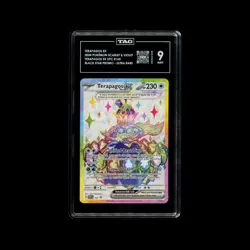 TERAPAGOS EX BLACK STAR PROMO - SVP 165 Pokemon S&V Terapagos EX UPC TAG Mint 9 - Image 1