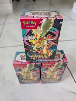 Pokemon - Mega Evolution Ascended Heroes - Booster Bundle Sealed X3 - Image 1