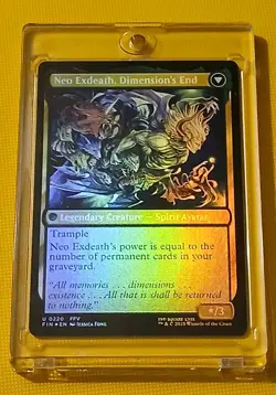 Exdeath, Void Warlock #220 (Foil) (NM) Final Fantasy FIN Magic MTG - Image 1