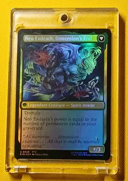Exdeath, Void Warlock #220 (Foil) (NM) Final Fantasy FIN Magic MTG - Image 2
