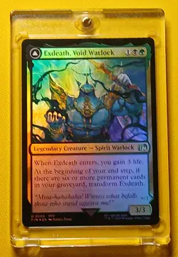 Exdeath, Void Warlock #220 (Foil) (NM) Final Fantasy FIN Magic MTG - Image 3