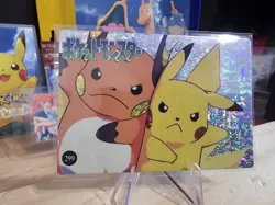 1999 Vintage Pocket Monsters Vending Prism - Pikachu & Raichu Cheeks - #299 - Image 1