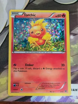 Torchic 3/12 McDonald’s Promo Confetti Holo 2015 Pokemon TCG HP - Image 1