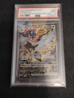 PSA 9 Greninja Ex Secret Illustration Rare #132 2024 Pokemon Promo 114088445 - Image 1