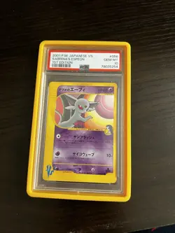 2001 Pokemon Japanese VS Sabrina’s Espeon 1st Edition 056/141 PSA 10 - Image 1