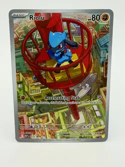 Pokemon Riolu Mega Evolution Black Star Promo 010 - Image 1