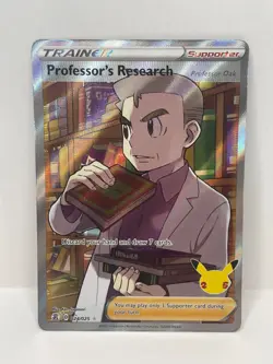 Professor's Research Full Art Pokemon TCG Celebrations - Image 1