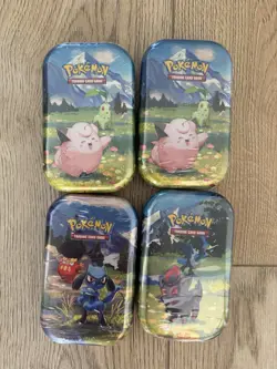 Pokemon TCG Mega Evolution Ascended Heroes Mini Tin x4 Factory Sealed Lot Of 4 - Image 1