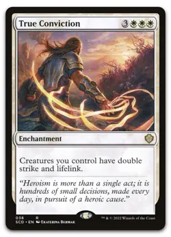True Conviction #38 (LP) Starter Commander SCD Magic MTG - Image 1