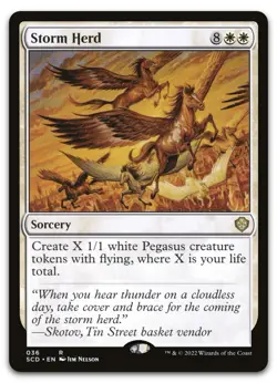 Storm Herd #36 (NM) Starter Commander SCD Magic MTG - Image 1
