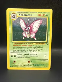 Pokemon TCG Venomoth 13/64 Jungle Holo Rare - Image 1