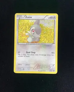 2012 Pokemon TCG English McDonald's Promos Axew 12/12 Holo RB60 - Image 1