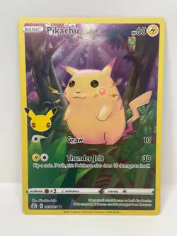 Pikachu Full Art Pokemon TCG Celebrations - Image 1