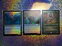 MTG: CLB Foil Etched 518 Jaheira, Friend of the Forest; Foil 0193 Tough Cookie - Image 1