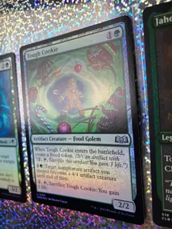 MTG: CLB Foil Etched 518 Jaheira, Friend of the Forest; Foil 0193 Tough Cookie - Image 5